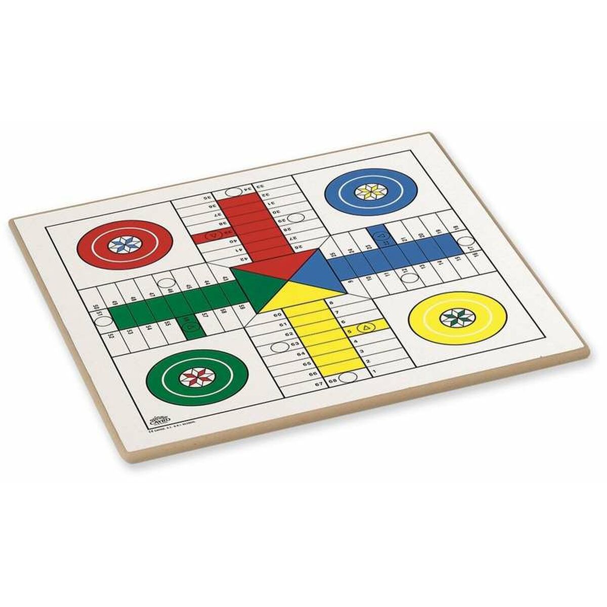 Parchís, Chess and Checkers Board Cayro Wood